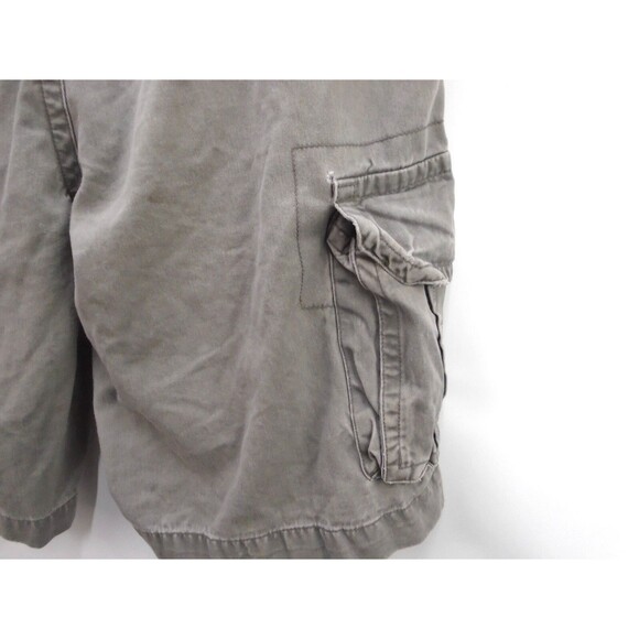 Aeropostale Mens Authentic Paratrooper Pocket Cargo Shorts Size 36 Gray - Picture 13 of 16